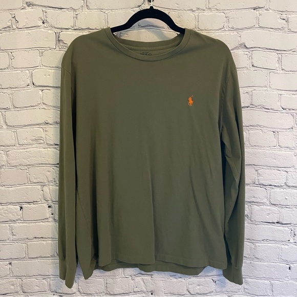 Polo Ralph Lauren Other - Men’s Olive Green Polo Ralph Lauren Long Sleeve Tee Shirt Large